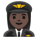 👩🏿‍✈️