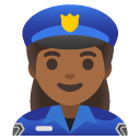 👮🏾‍♀️