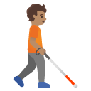 🧑🏽‍🦯‍➡️