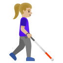 👩🏼‍🦯‍➡️