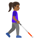 👩🏾‍🦯‍➡️