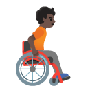 🧑🏿‍🦽‍➡️