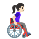 👩🏻‍🦽‍➡️