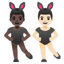 👨🏿‍🐰‍👨🏻