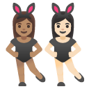 👩🏽‍🐰‍👩🏻