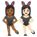 👩🏾‍🐰‍👩🏻