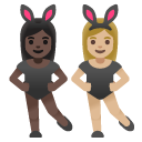 👩🏿‍🐰‍👩🏼