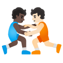 🧑🏿‍🫯‍🧑🏻