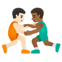 👨🏻‍🫯‍👨🏾