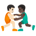 👨🏻‍🫯‍👨🏿