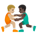 👨🏼‍🫯‍👨🏿