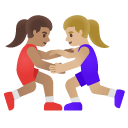 👩🏽‍🫯‍👩🏼