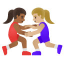 👩🏾‍🫯‍👩🏼