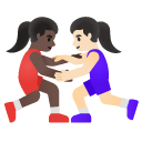 👩🏿‍🫯‍👩🏻