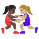 👩🏿‍🫯‍👩🏼