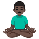🧘🏿‍♂️