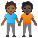 🧑🏾‍🤝‍🧑🏿