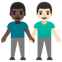 👨🏿‍🤝‍👨🏻