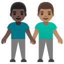 👨🏿‍🤝‍👨🏽