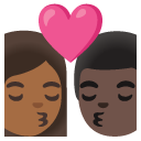 👩🏾‍❤️‍💋‍👨🏿