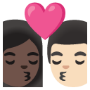👩🏿‍❤️‍💋‍👨🏻