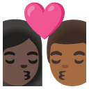👩🏿‍❤️‍💋‍👨🏾