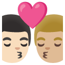 👨🏻‍❤️‍💋‍👨🏼