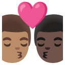 👨🏽‍❤️‍💋‍👨🏿