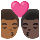 👨🏾‍❤️‍💋‍👨🏿