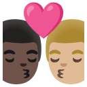 👨🏿‍❤️‍💋‍👨🏼