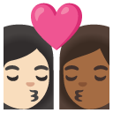 👩🏻‍❤️‍💋‍👩🏾