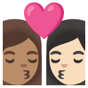 👩🏽‍❤️‍💋‍👩🏻