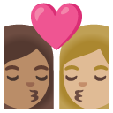 👩🏽‍❤️‍💋‍👩🏼