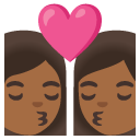 👩🏾‍❤️‍💋‍👩🏾
