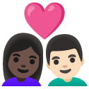 👩🏿‍❤️‍👨🏻
