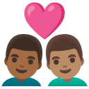 👨🏾‍❤️‍👨🏽