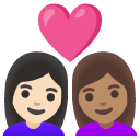 👩🏻‍❤️‍👩🏽