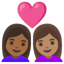 👩🏾‍❤️‍👩🏽