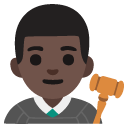 👨🏿‍⚖️